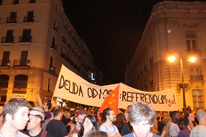 Plaza del Sol protest