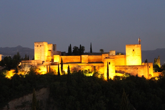 Alhambra at dusk